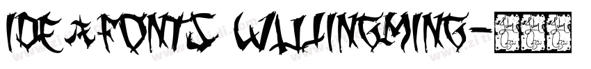 IdeaFonts WuJingMing字体转换